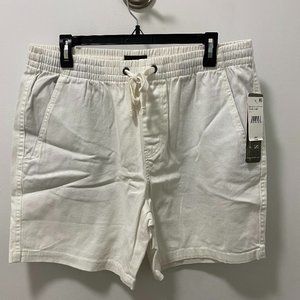 Jachs STRETCH TWILL PULL ON DOCK SHORT Size 34 White